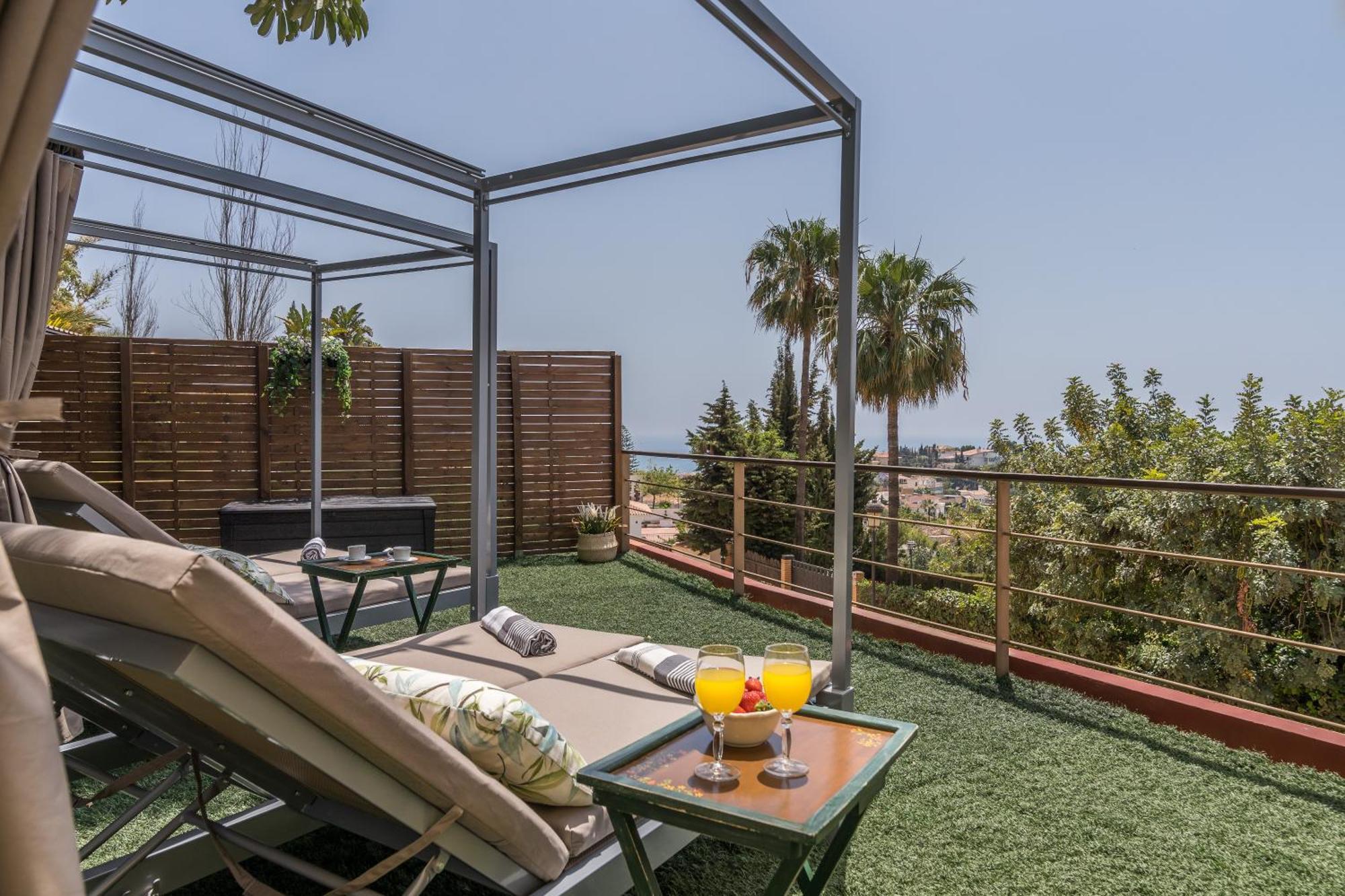 Sea View With Shared Terrace Lägenhet Málaga Exteriör bild